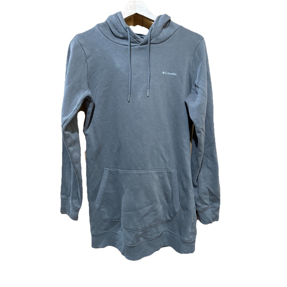 Columbia Rush Valley Long Hoodie Sweatshirt Pullover City‎ Grey Size XS EUC